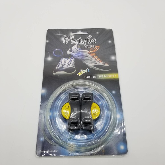 NOS Platube Shoe Laces Light Up Flashing - Picture 1 of 9